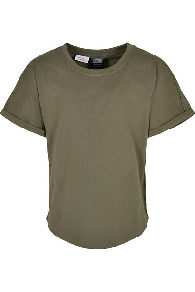 Urban Classics Herren Boys Long Shaped Turnup Tee
