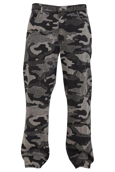 Urban Classics Jeans mit Laser-Camouflage-Print
