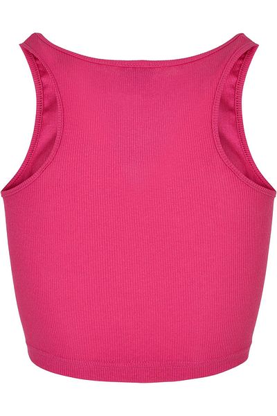 Urban Classics Damen Ladies Cropped Rib Top