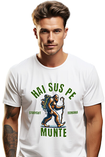 StoryGift Romania Men's T-Shirt Come Up the Mountain Animal Warrior Adventure...