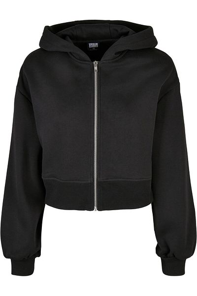 Urban Classics Damen Ladies Short Oversized Zip Jacket