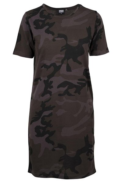 Urban Classics Damen Ladies Camo Tee Dress