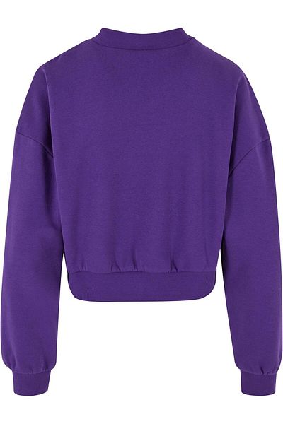 Urban Classics Damen Ladies Cropped V-neck