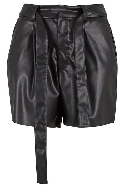 Urban Classics Ladies Synthetic Leather Shorts