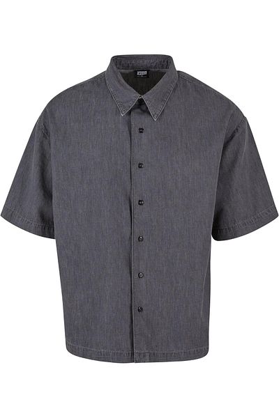 Urban Classics Herren Lightweight Denim Shirt