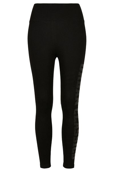 Urban Classics Damen Ladies High Waist Branded Leggings