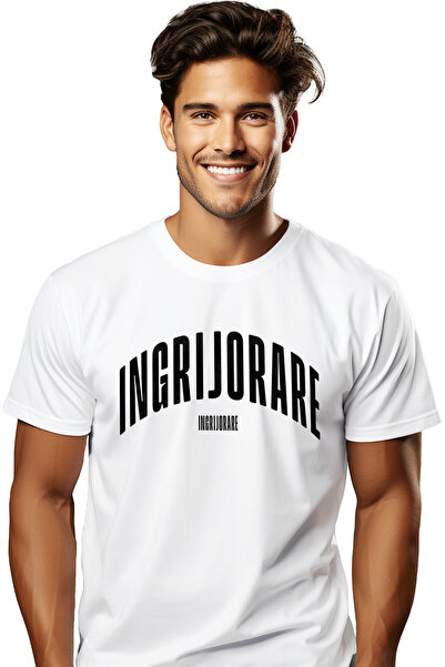 StoryGift Romania Tricou Barbati Cuvantul Ingrijorare, Motivational, Self Hel...