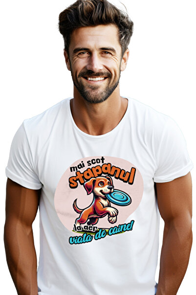 StoryGift Romania Tricou Barbati Mai Scot Stapanul La Aer, Viata De Caine Hai...