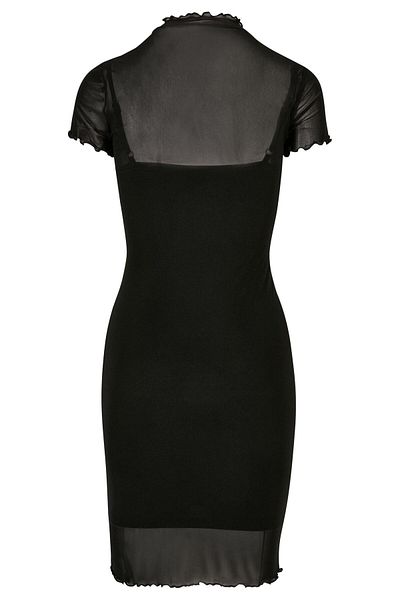 Urban Classics Damen Ladies Mesh Double Layer Dress