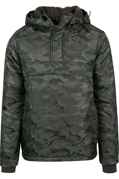 Urban Classics Gepolsterte Camo-Pulloverjacke für Herren