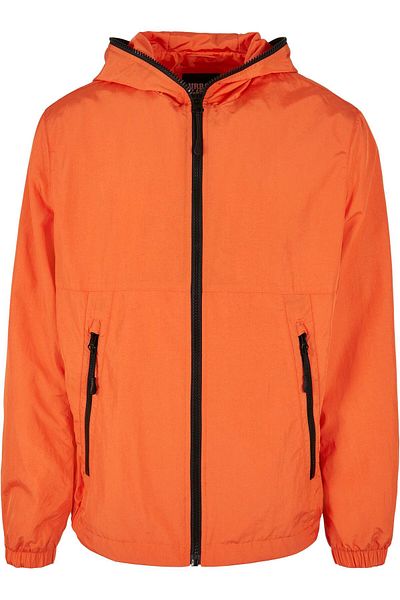 Urban Classics Herren-Jacke aus Nylon mit durchgehendem Reißverschluss