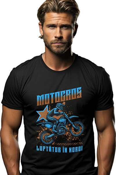 StoryGift Romania Tricou Barbati Luptator În Noroi Barbat Motocros Sport Vite...