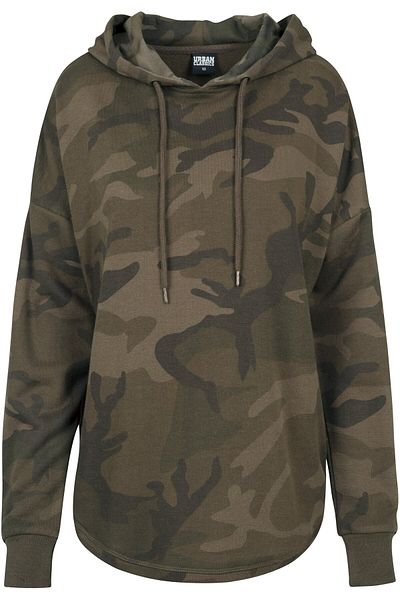 Urban Classics Damen Ladies Oversized Camo Hoody