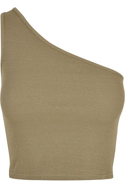 Urban Classics Damen Ladies Cropped Asymmetric Top