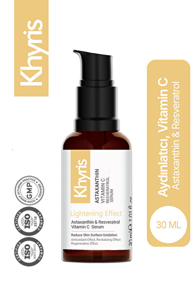Khyris Cilt Aydınlatıcı & Ton Eşitleyici C Vitamini Serumu – Astaxanthin & Re...
