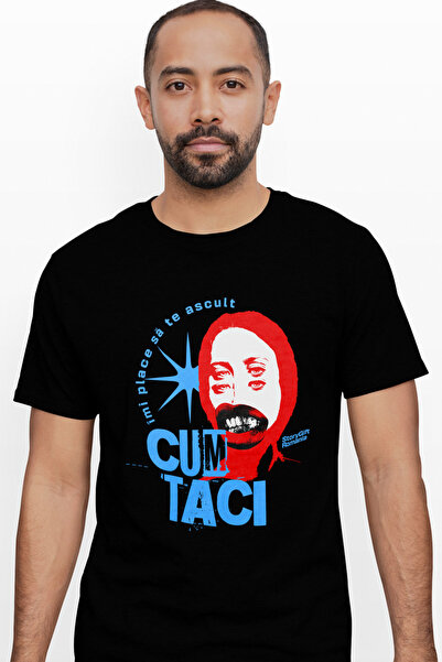 StoryGift Romania Tricou Barbati Text Imi Place Sa Te Ascult Cand Taci, Chip ...