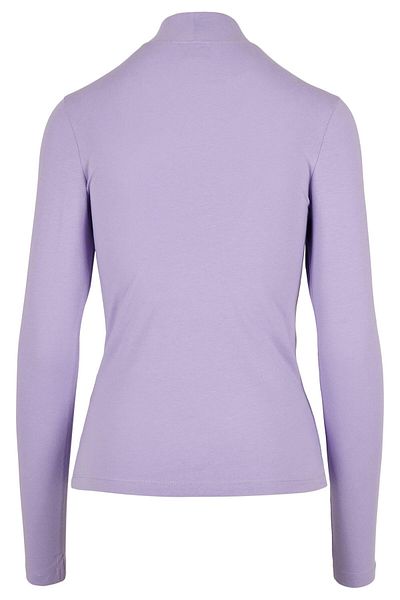 Urban Classics Damen Ladies Cut-out Turtleneck Longsleeve