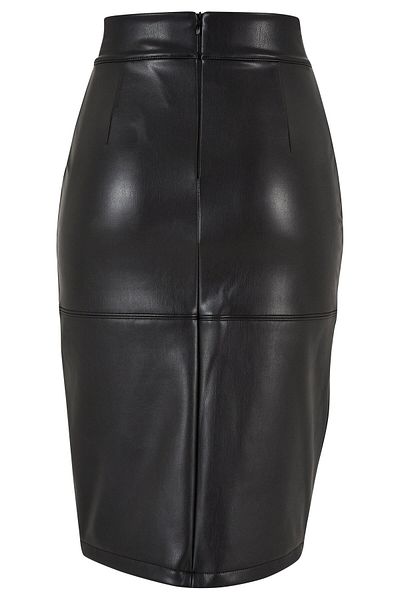 Urban Classics Damen Ladies Synthetic Leather Pencil Skirt