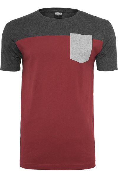 Urban Classics Herren 3-tone Pocket Tee