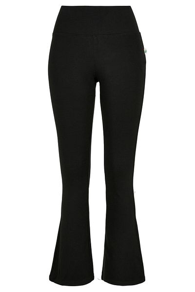Urban Classics Damen Ladies Organic Interlock Bootcut Leggings