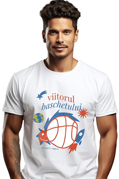 StoryGift Romania Tricou Barbati Minge De Basketb4all, Jucatorii De Baschet C...