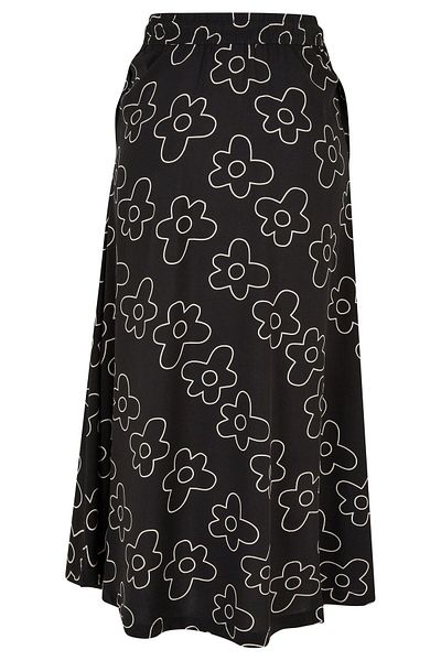 Urban Classics Damen Ladies Viscose Midi Skirt