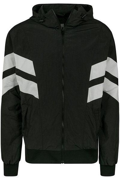 Urban Classics Herren Crinkle Panel Track Jacket