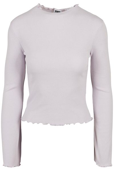 Urban Classics Damen Ladies Rib Turtelneck Longsleeve