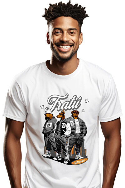 StoryGift Romania Ανδρικό T-Shirt  "Τρεις Αντίστεντες Αδελφοί " Οικογενειακή ...