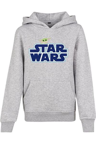 Mister Tee Herren Kids Star Wars Blue Logo Hoody