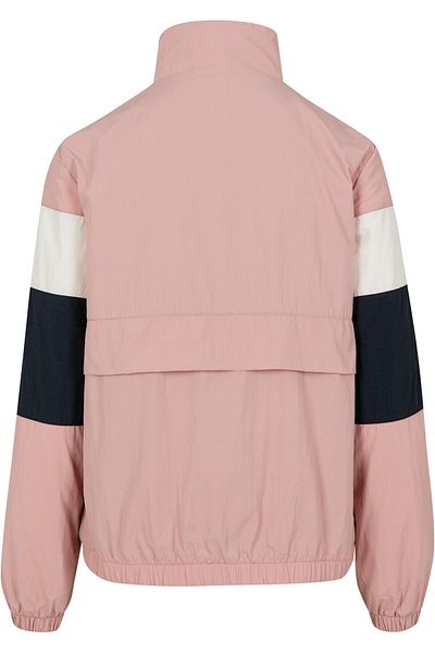 Urban Classics Damen Ladies 3-tone Crinkle Track Jacket