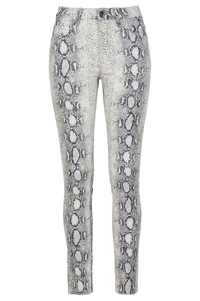 Urban Classics Damen Ladies Animal Stretch Twill Skinny Pants