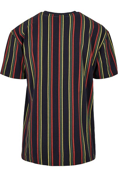 Urban Classics Herren Printed Oversized Retro Stripe Tee