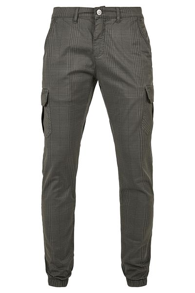 Urban Classics Herren Aop Glencheck Cargo Jog Pants