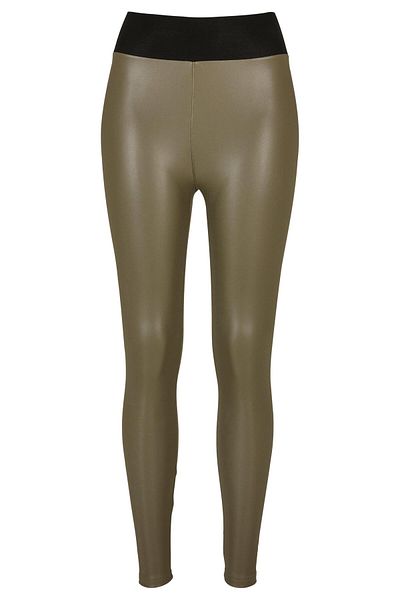 Urban Classics Damen Ladies Faux Leather High Waist Leggings