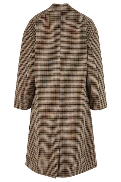 Urban Classics Ladies Oversized Plaid Coat