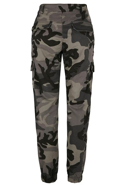 Urban Classics Damen Ladies High Waist Camo Cargo Pants