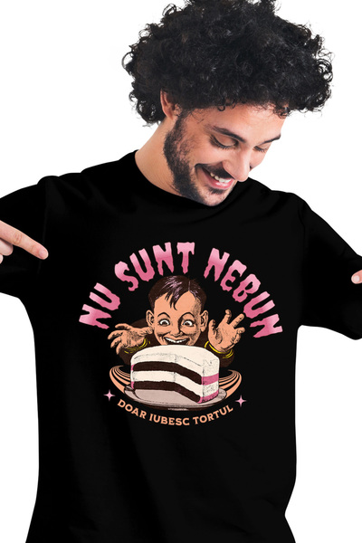 StoryGift Romania Ανδρικό T-Shirt, Αστείο Κείμενο  "Sweet Lovers "  "Δεν είμα...
