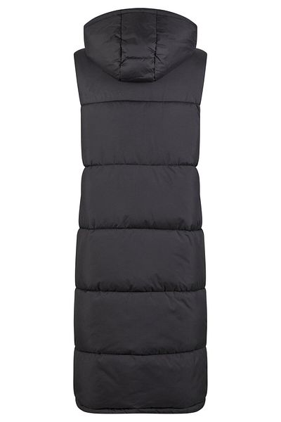 Urban Classics Ladies Long Hooded Puffer Vest