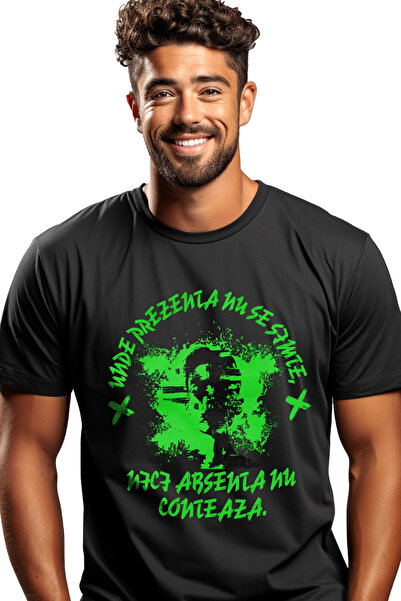 StoryGift Romania Tricou Barbati Text Unde Prezenta Nu Se Simte Nici Absenta ...