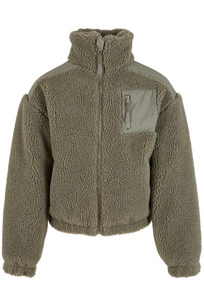 Urban Classics Girls Sherpa Mix Jacket