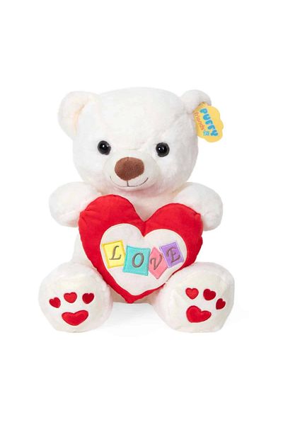 Skygo Heart Bear Plush 30 cm