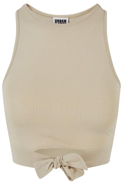 Urban Classics Damen Ladies Cropped Knot Top