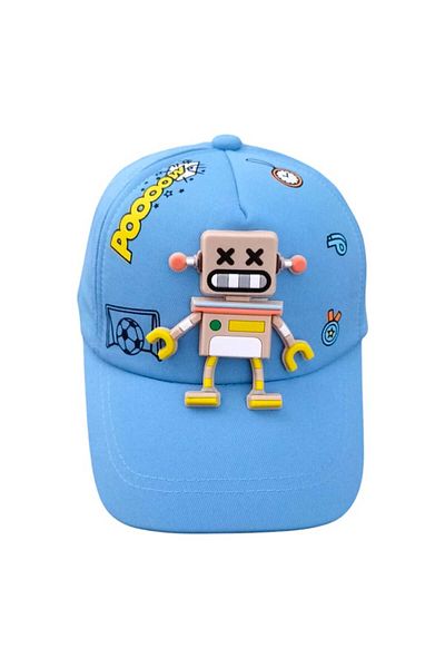 Aware Time Pălărie de vară unisex pentru copii de 4-8 ani cu accesoriu reglabil pe spate