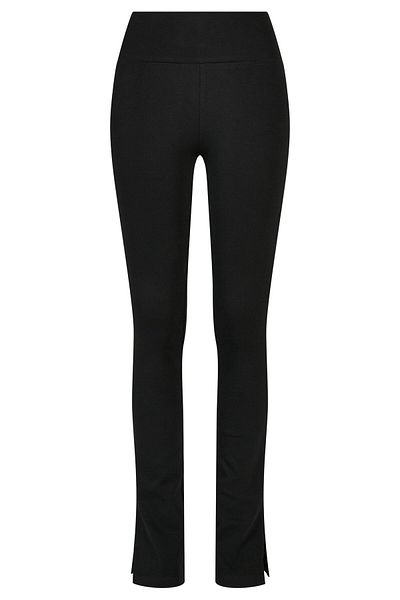Urban Classics Damen Ladies High Waist Side Slit Leggings