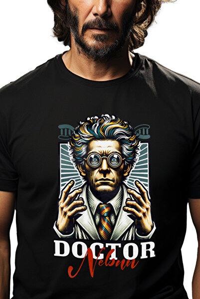 StoryGift Romania Ανδρικό T-Shirt Τρελός Γιατρός, Ιδιοφυής Νοημοσύνη Αϊνστάιν...