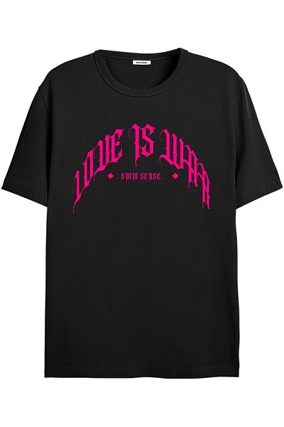 9N1M SENSE Herren SENSE LOVE IS WAR T-Shirt