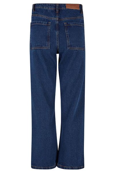 Urban Classics Damen Ladies Cropped Straight Leg Denim Pants
