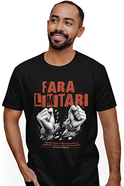 StoryGift Romania Tricou Barbati Fara Limitari - Catuse, Libertate De Exprima...