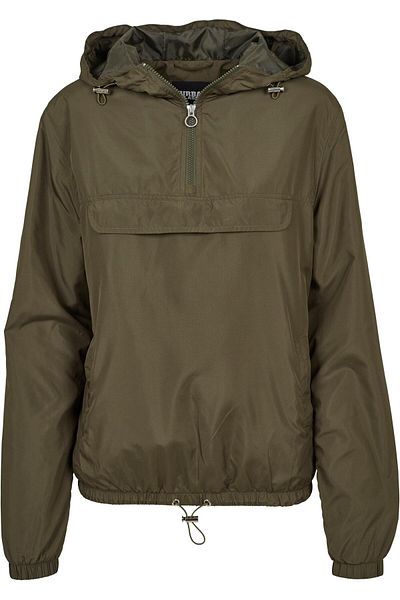 Urban Classics Damen Ladies Basic Pull Over Jacket